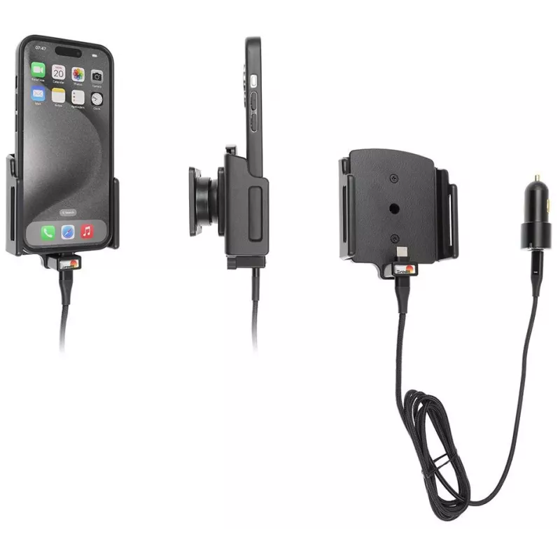 Brodit Holder Active iPhone 17/17 Pro USB-C reguliuojamas (721376)