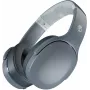 Ausinės Skullcandy Crusher Evo — laidinės ir Bluetooth, pilkos, 40 h atkūrimo, USB-C, AUX, sulankstomos