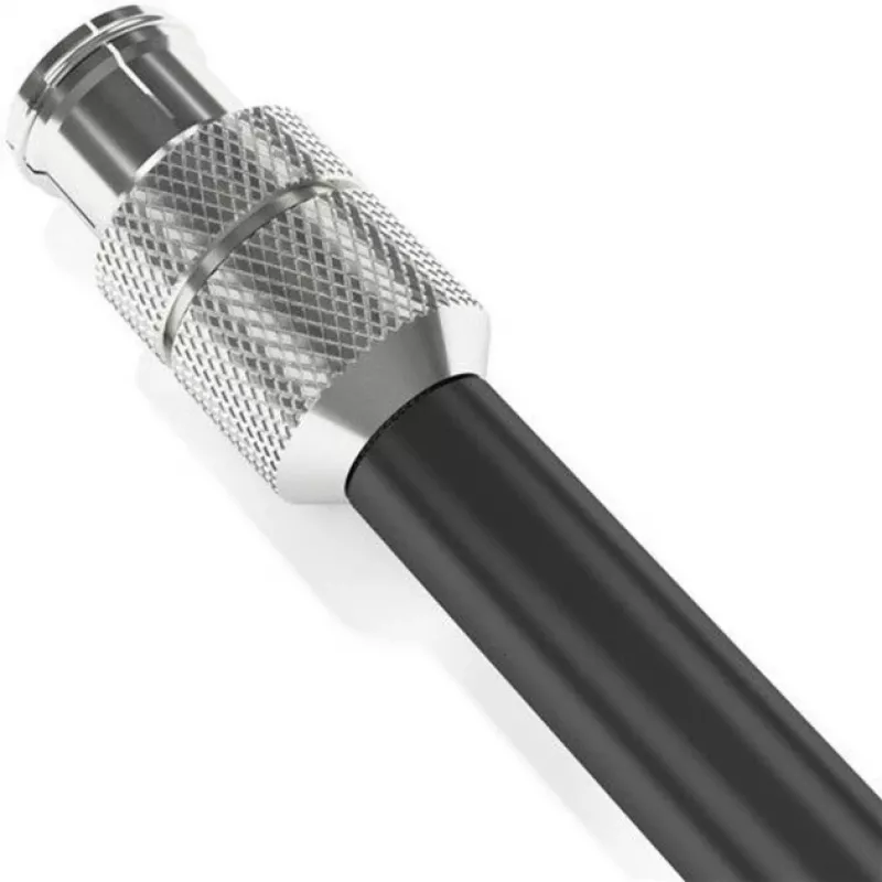 Lengvai montuojamas IEC/koaksialinis lizdas (sidabrinis/mėlynas, 6,5–8,0 mm)