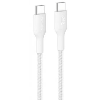 USB laidas Belkin BoostCharge Pro 2m USB C baltas