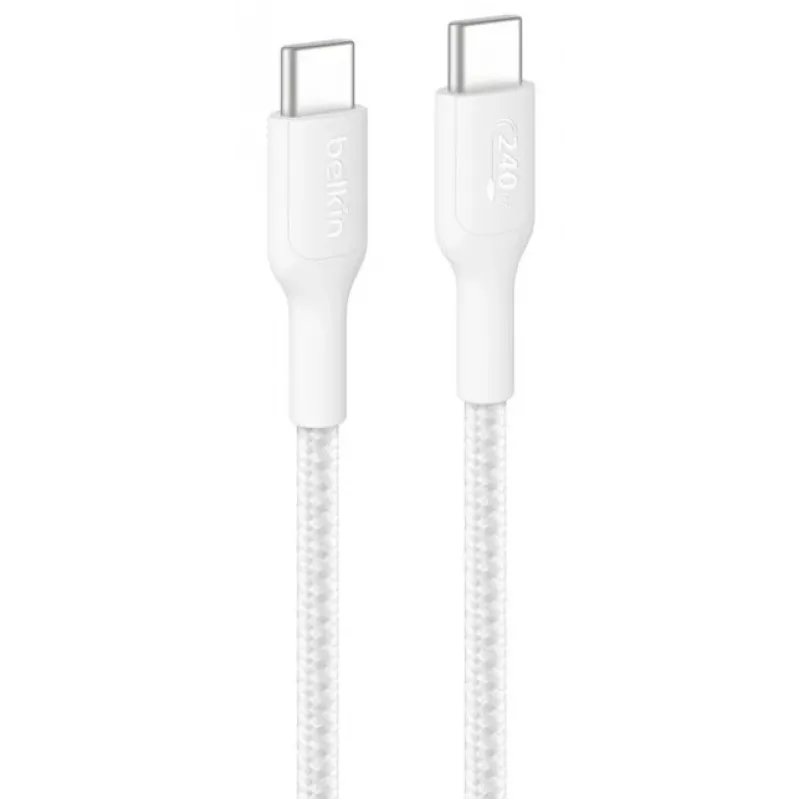 USB laidas Belkin BoostCharge Pro 2m USB C baltas