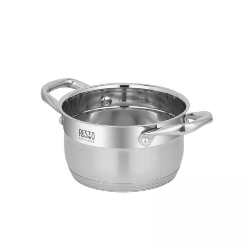 Apvalus nerūdijančio plieno puodas Resto Kitchenware Libra 1,9 L