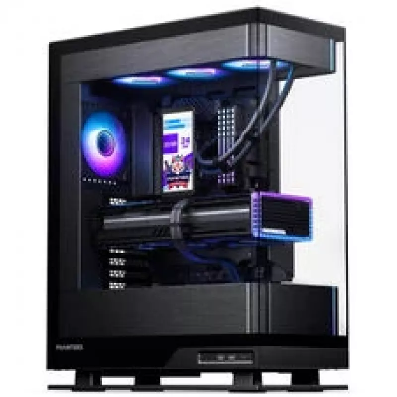 Phanteks Glacier One 360M25 LCD AiO-Skysčio Aušinimas, 6 colių Ekranas - 360 mm, juodas