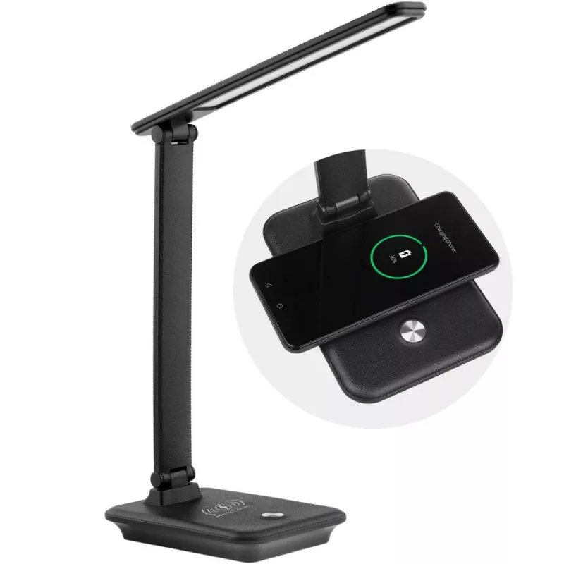 LED stalinė lempa 9W Qi įkroviklis Maclean MCE616B