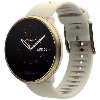 Polar Ignite 2 - Šampano aukso - Sportinis laikrodis su dirželiu - Silikonas - Šampano - Dirželio dydis: S/L - Bluetooth - 35 g (90085185)