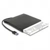 HDD korpusas DeLOCK 42636 juodas 5,25 colio Micro SATA 5 Gbit/s