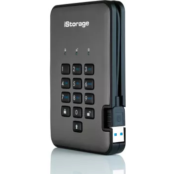 iStorage diskAshur PRO2 diskAshur PRO² SSD 2 TB | Saugus nešiojamasis kietojo kūno diskas | FIPS 140-2 2 lygis, NCSC CPA, NLNCSA BSPA ir NATO riboto naudojimo | AES-XTS 256 bitų aparatinė šifravimas | Apsaugotas PIN kodu | Nepriklausomas nuo OS ir platformos | Atitinka BDAR, TAA | Apsauga nuo brutalios atakos | Atsparus dulkėms ir vandeniui