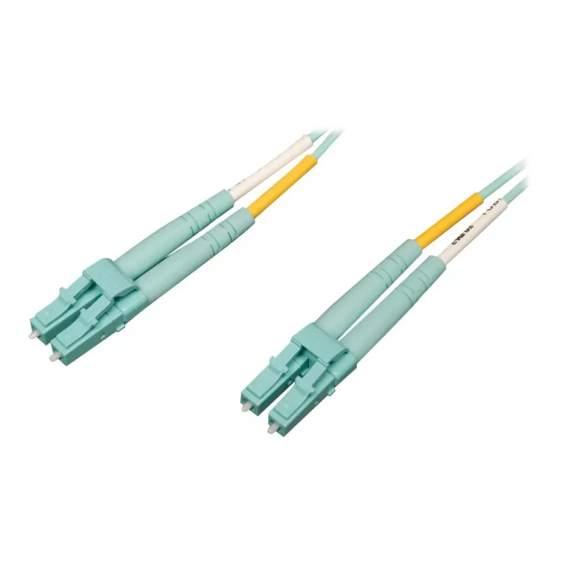 Tripp 2M 10Gb/100Gb Duplekso Daugiamodis 50/125 OM4 LSZH Šviesolaidinis Laidas LC/LC Aqua 2 Metrai - Laidas - LC Daugiamodis (M)
