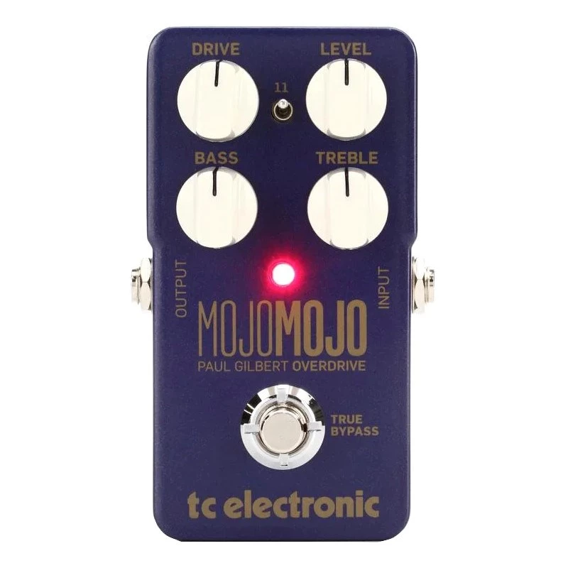 Overdrive pedal TC Electronic MojoMojo Paul Gilbert Edition for electric guitar, analog-style gain and tone control