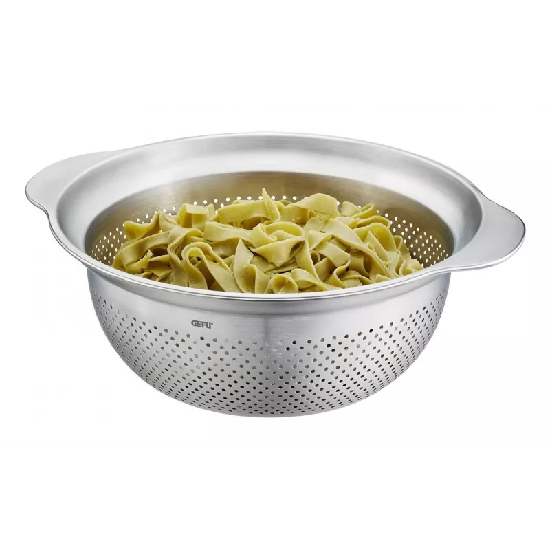 GEFU virtuvinis sietelis PREMIO G-28132, 27 cm nerūdijančio plieno tinklelis, rankinis