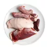 Šlapias kačių ėdalas 3coty Duck 180 g — pilnavertis begrūdis konservuotas šlapias ėdalas suaugusioms katėms, baltymai 15%, riebalai 10%, drėgmė 72,8%