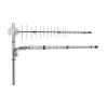 Poynting Antennas LTE/GSM stiebo antena A-LPDA-0092 sidabrinė SMA (M) LoRa Helium 11dbi Yagi/Stiebo SMA - vyriška 7m kabelis