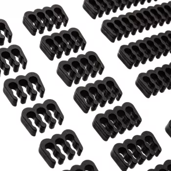 Akasa kabelio šukų rinkinys – 3 mm juodas kabelio spaustukas (Ak-MX293)