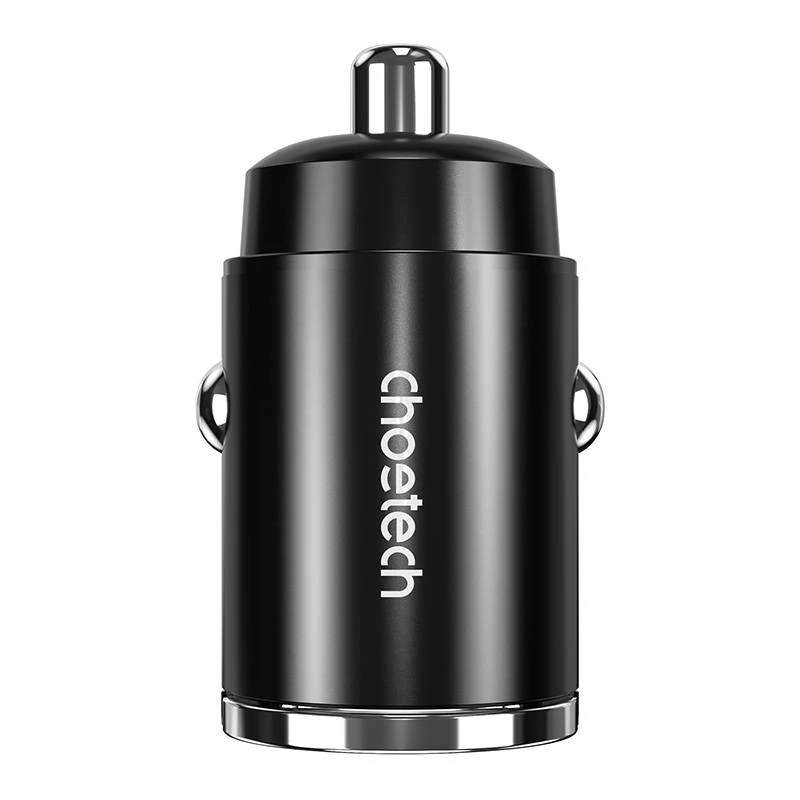 USB-C/USB-A įkroviklis CHOETECH TC0006 30W — QC3.0 ir PD3.0 palaikymas