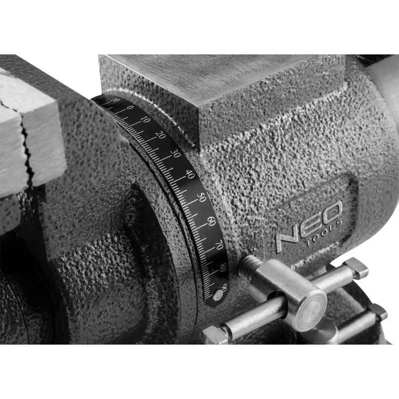 Sukiojamosios šaltkalvio spaustuvai NEO tools 100 mm 360° – staliniai spaustuvai, modelis 35-030