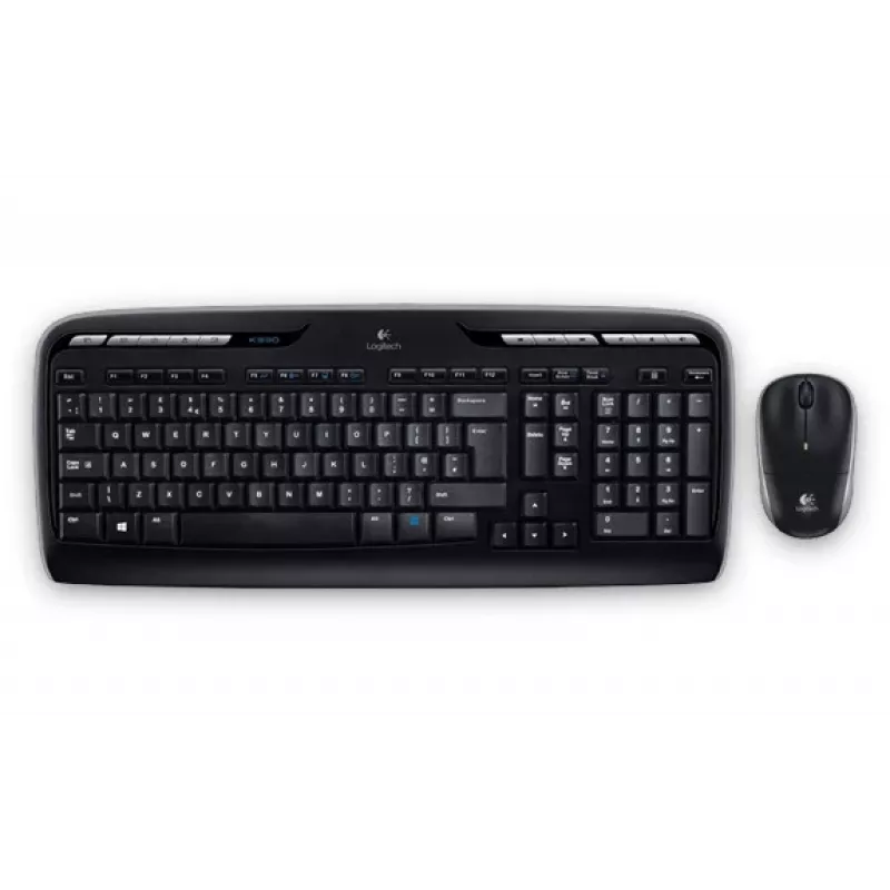 Klaviatūra Logitech MK330 belaidė, JAV juoda