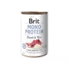 Šlapias šunų maistas Brit MONO PROTEIN ėriena su ryžiais 400 g — skardinė, suaugę šunys, vienas baltymas, be konservantų