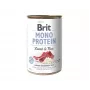 Šlapias šunų maistas Brit MONO PROTEIN ėriena su ryžiais 400 g — skardinė, suaugę šunys, vienas baltymas, be konservantų