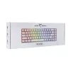 Klaviatūra White Shark RONIN balta USB QWERTY 68 klavišai LED