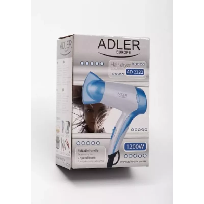 Adler AD 2222 mėlynas, baltas 1200 W