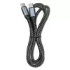 Qoltec laidas USB 2.0 Type C – USB 2.0 Type C 100W Qc 3.0 Pd 1m juodas