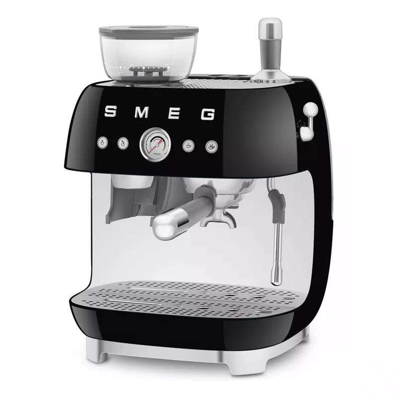 SMEG EGF03BLEU Espreso aparatas. Kava automatas 50-ųjų stilius. juoda