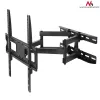 TV sieninis laikiklis MACLEAN MC-760 32–55 colių televizoriams, plieninis, VESA iki 400x400, 30 kg, juodas, 9,6–44,8 cm