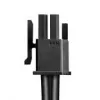 CableMod Basics Universal 12V 2x6 kabelis, 90° jungtis, 16 kontaktų į 16 kontaktų - juodas, 60 cm, var. B