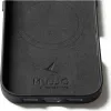 Mujjo Full Leather Case MagSafe dėklas, skirtas iPhone 17, juodas