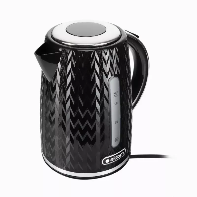 NELO virdulys, talpa 1,7 l, galia 2000 W, juodas