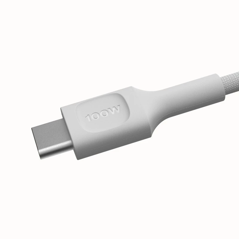 Laidas USB-C-USB-C PowerStream 100W pynė 1,2m balta
