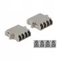 Optical Fiber Coupler DeLOCK LC Quad female to LC Quad female vienmodis