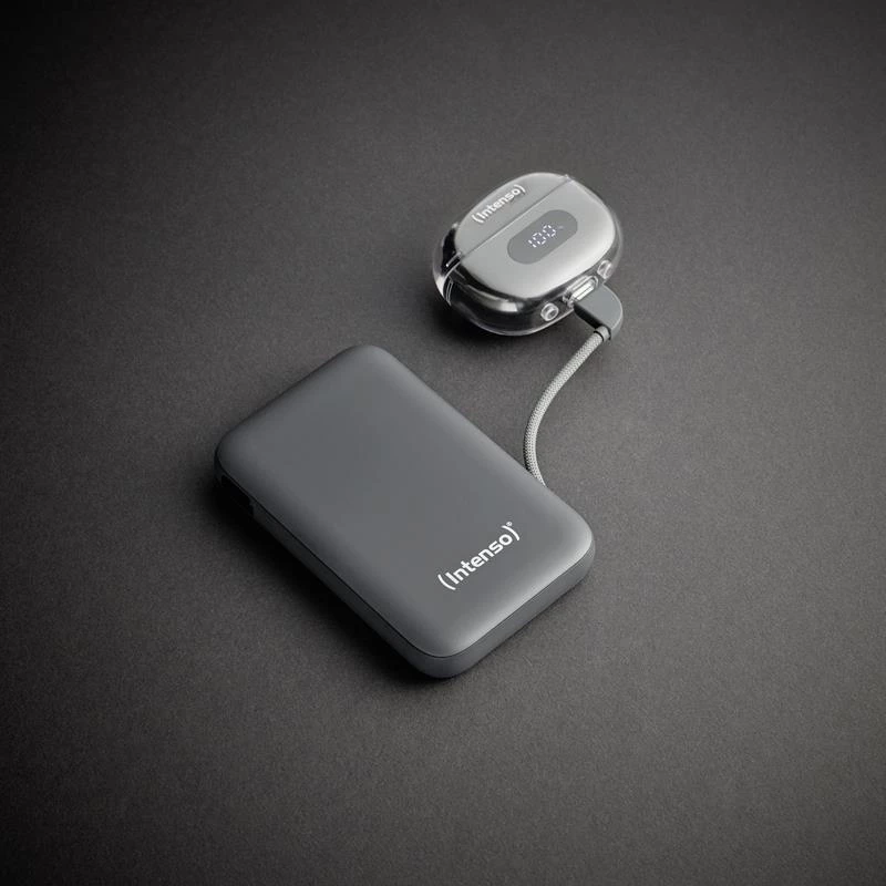Išorinė baterija USB 10000MAH/PILKA S10000 7333034 Intenso