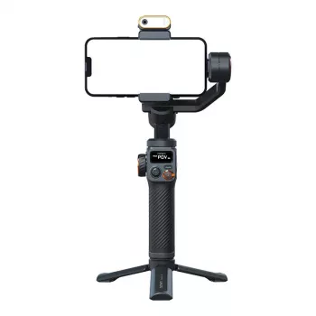 Išmaniojo telefono kameros stabilizatorius Hohem iSteady M6 rinkinys, juodas, 2600 mAh