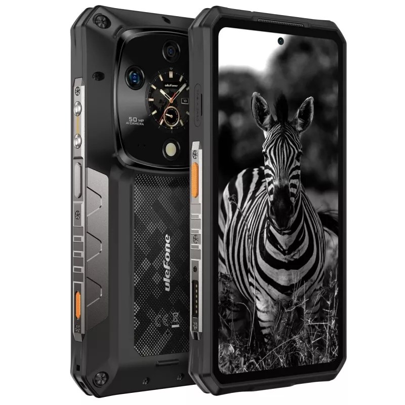 Patikimas išmanusis telefonas UleFone Armor 28 Ultra 5G — 16GB RAM, 1TB atminties, juodas