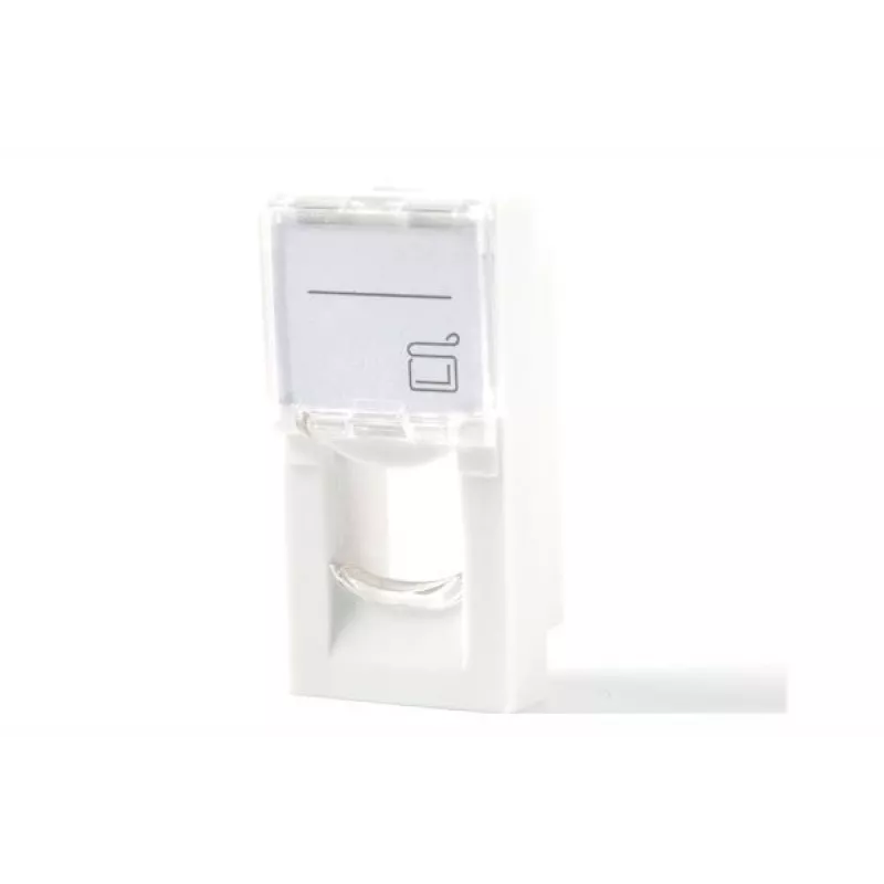 Lanview LKS840 1 prievado Euro lizdas 45x22,5 sieninis lizdas