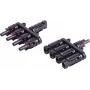 shiverpeaks ®-PV4 T adapterių rinkinys, 4/1, IP68, 1,5 kV, juoda (BS02-21014)