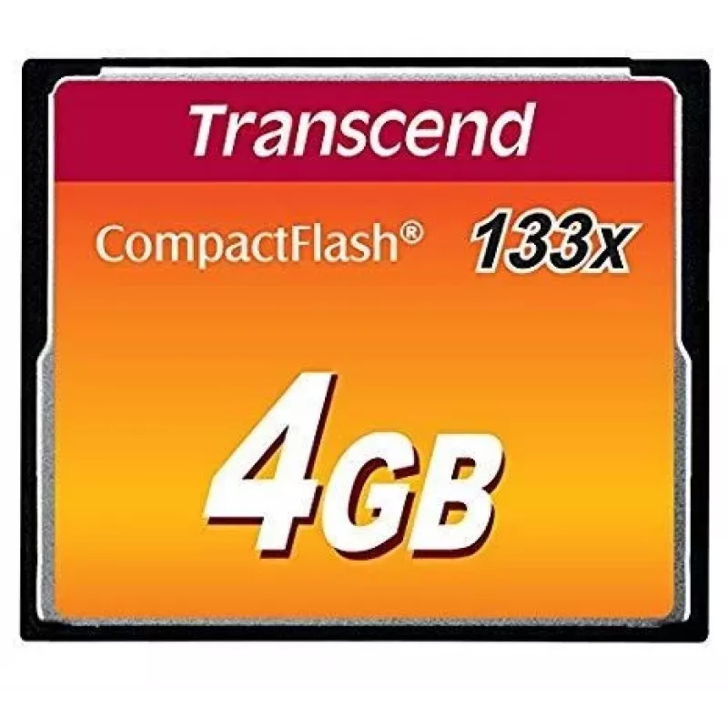 „Transcend“ „Flash“ atmintinė 4 GB „CompactFlash 133x“ TS4GCF133