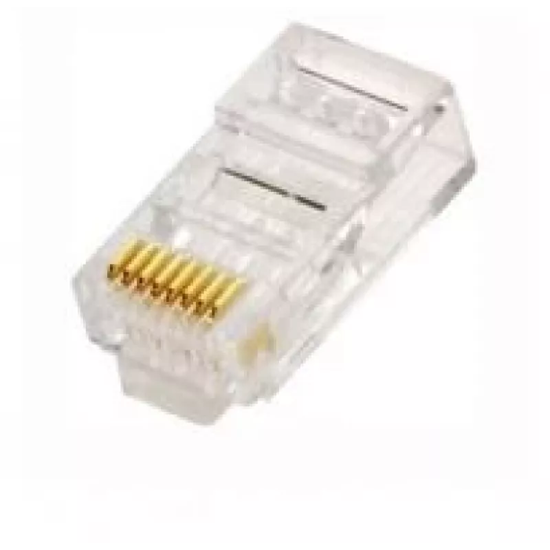 RJ45 jungtys extra digital LYUS005 rinkinys 100 vnt., Ethernet kabeliams, suderinamos su Cat5e/Cat6