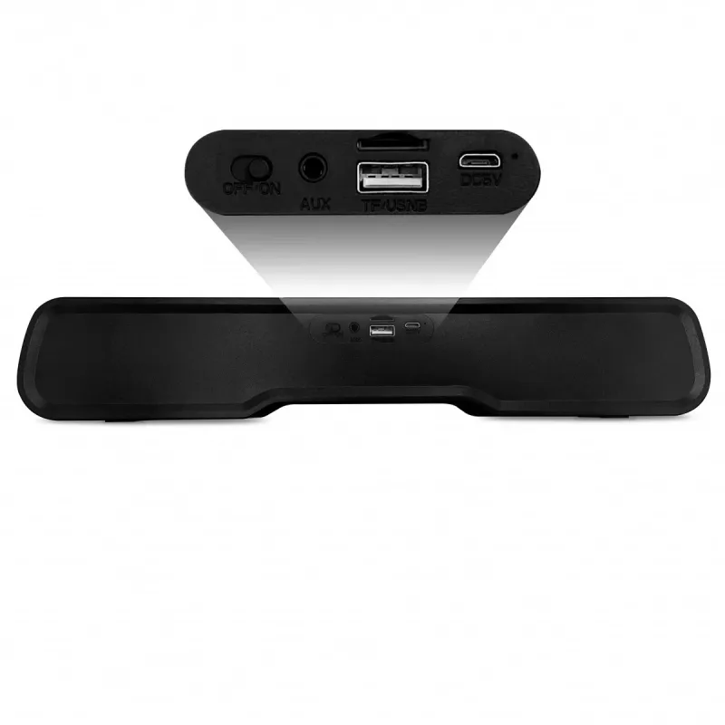 Garsiakalbiai MEDIA‑TECH Phantom MT3180 garso kolonėlė 450 W RMS, 80 W maitinamas baterijomis, Bluetooth, laidinis ir belaidis, juoda