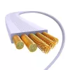 Baseus Free2Pull - 20 W USB-C į Lightning ištraukiamas kabelis, 1 m (violetinis)
