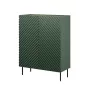 Lentynų komplektas cama meble ONDA 98×45×127 cm žalias, ant grindų pastatoma prie sienos spintelė
