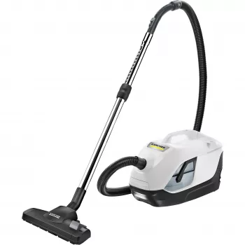 Cilindrinis dulkių siurblys Karcher DS 6 — sausas, 650 W, 2 l talpa, HEPA 13, 10,2 m veikimo spindulys, teleskopinis vamzdis