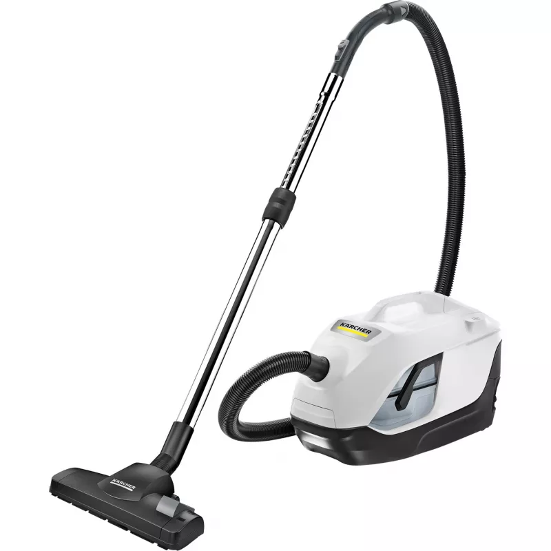 Cilindrinis dulkių siurblys Karcher DS 6 — sausas, 650 W, 2 l talpa, HEPA 13, 10,2 m veikimo spindulys, teleskopinis vamzdis