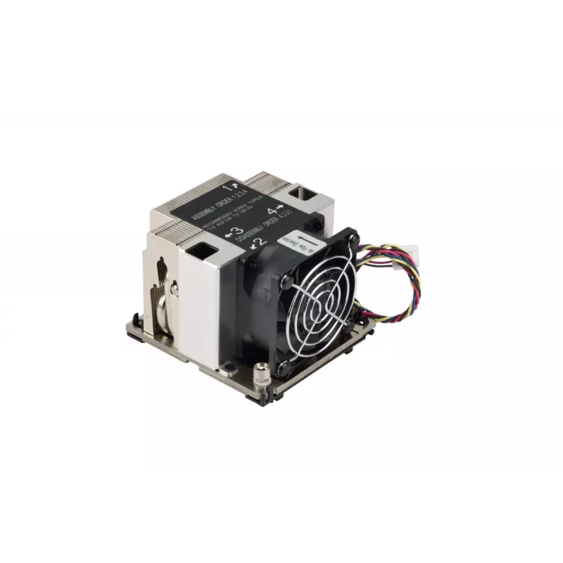Supermicro SNK-P0068AP4 kompiuterio aušinimo sistema Procesoriaus oro aušintuvas 6 cm Juoda, Nikelio