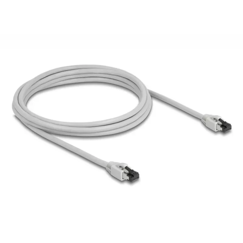 Tinklo kabelis DeLOCK 80561 RJ-45 Cat8.1 3 m Pilkas