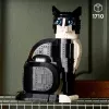 LEGO set Ideas 21349 Tuxedo Cat statybų rinkinys — kolekcinis plytų modelis, vitrininis kūrinys