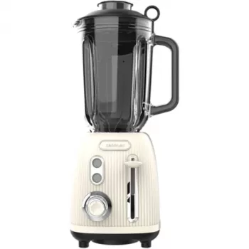 Stacionarus maišytuvas CECOTEC Power Juoda Titanium RetroBeige, 1200 W, 1,5 l dubuo