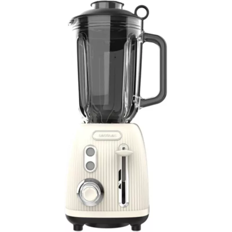 Stacionarus maišytuvas CECOTEC Power Juoda Titanium RetroBeige, 1200 W, 1,5 l dubuo