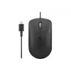 Laidinis optinis pelė Lenovo GY51D20875 USB Type-C, abiem rankoms tinkama, 2400 DPI, 4 mygtukai, juoda